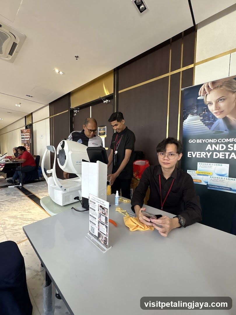 Optometry Booth Setup