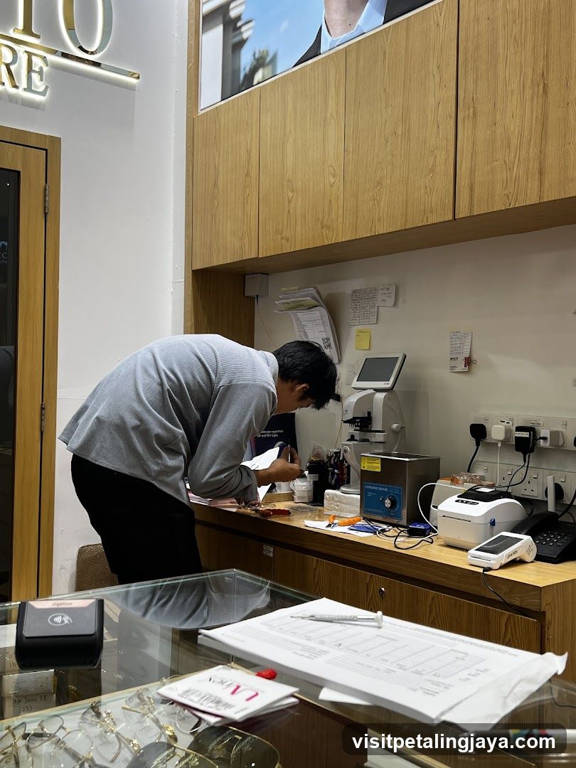 Optician's Workshop Interior