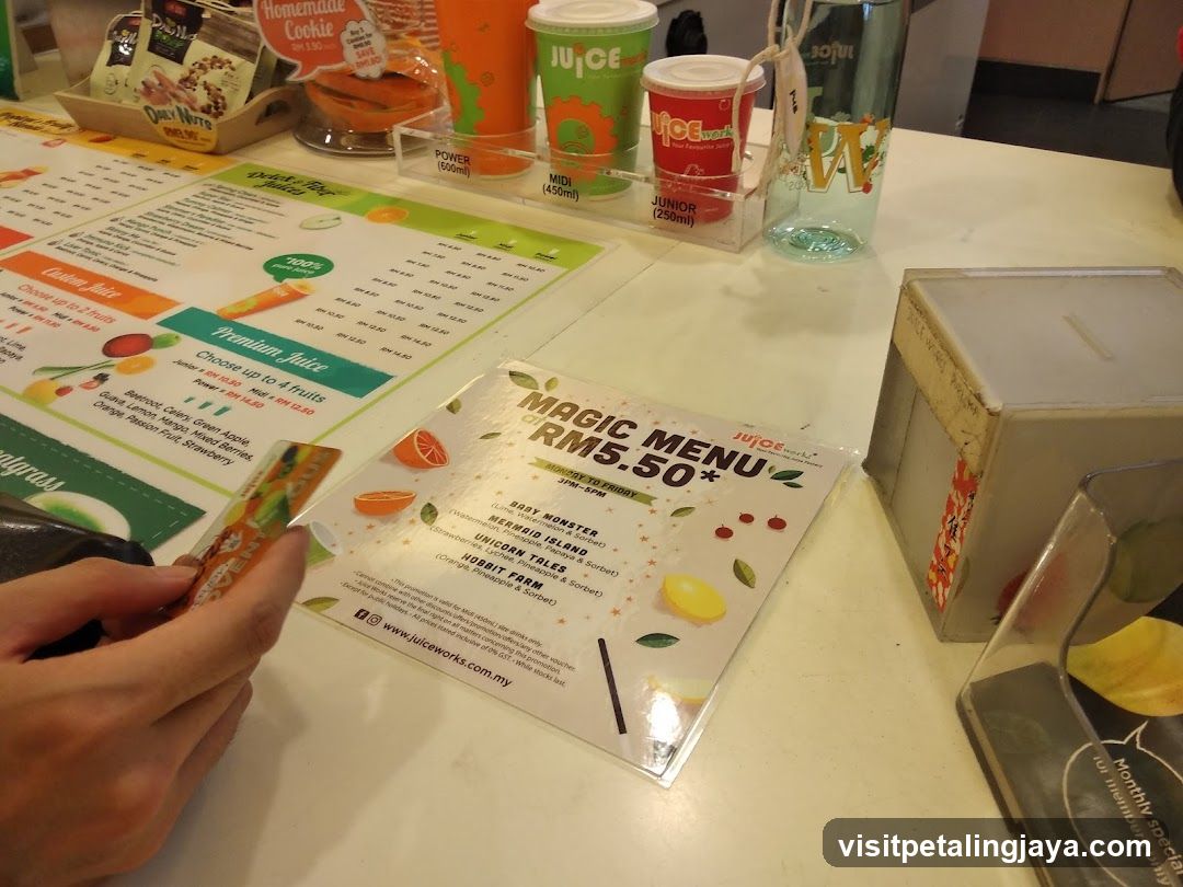 Juice Works Counter Display