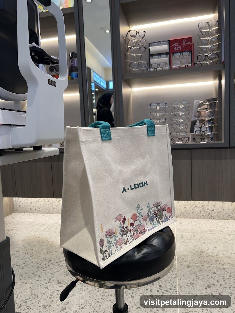 Interior of optical shop