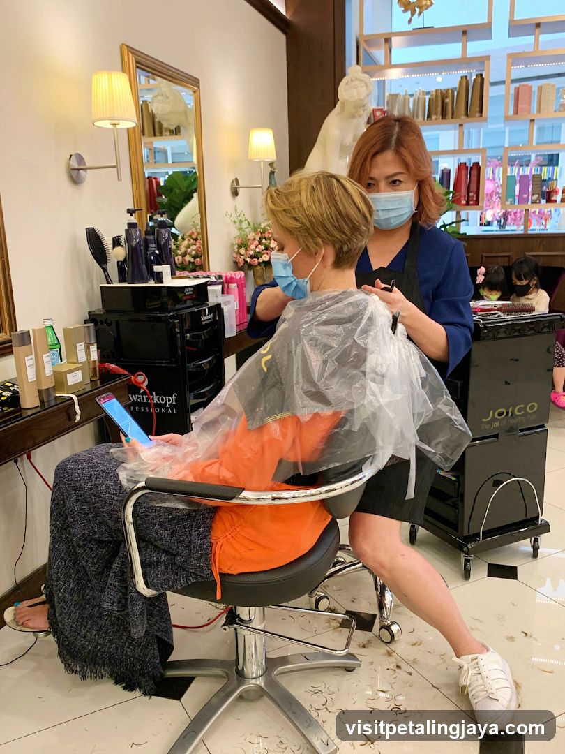 Hair Salon Interior Scene