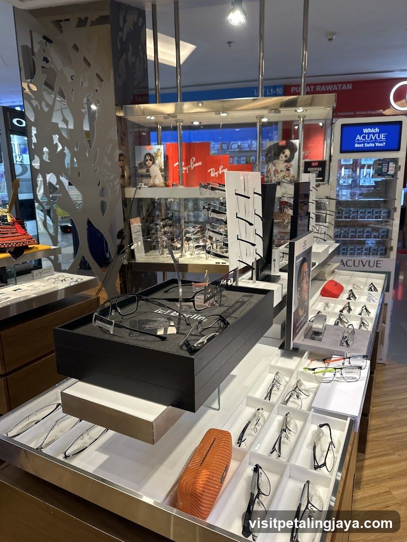 Optical Store Interior Display