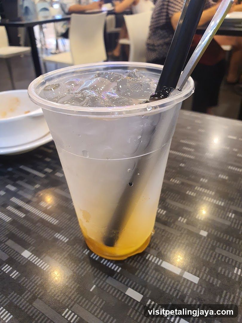 Cup of Iced Drink with Straws