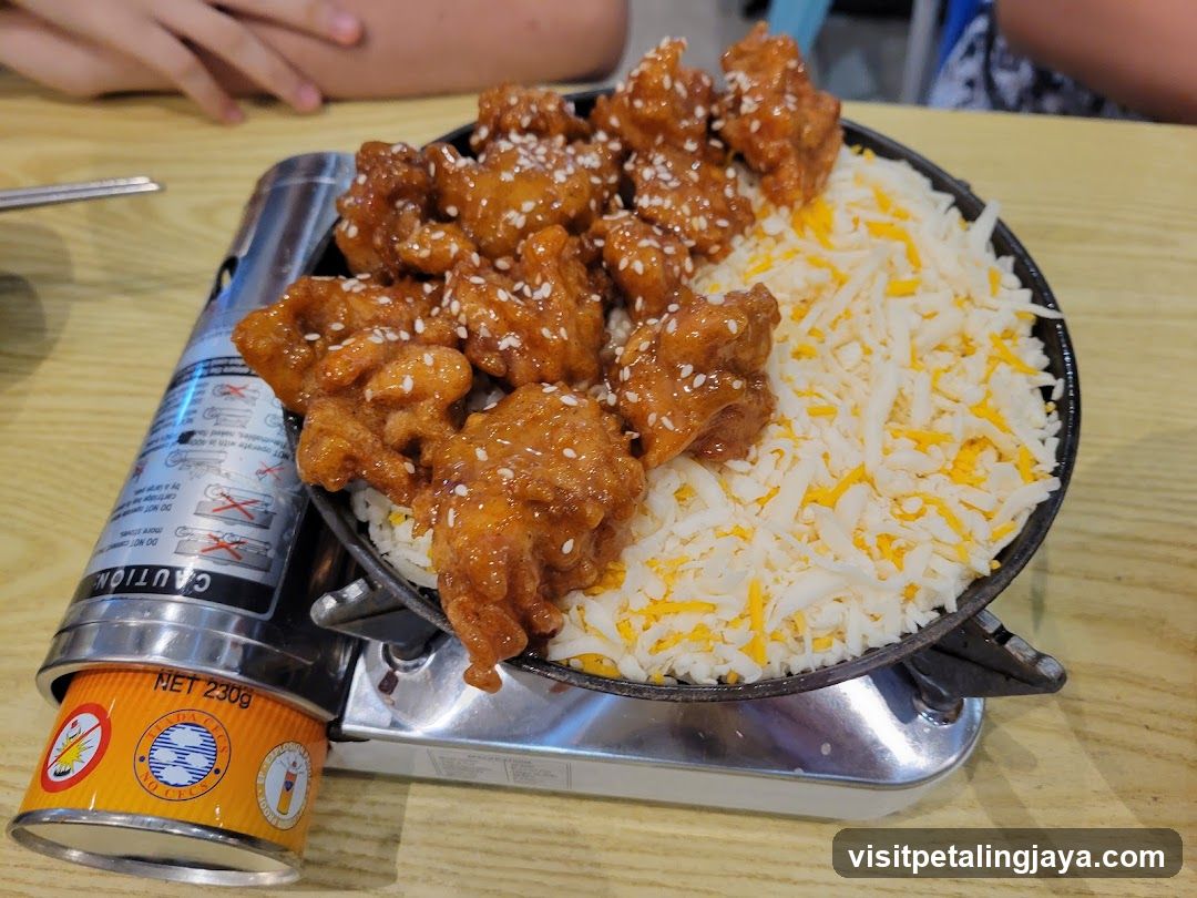 Food dish on table