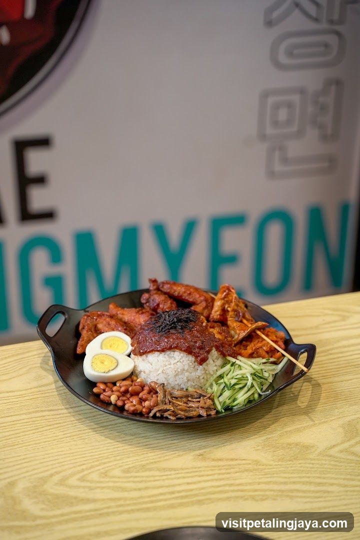 Food Plate on Wooden Table