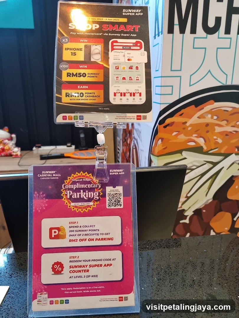 Sunway Super App Promotion Display