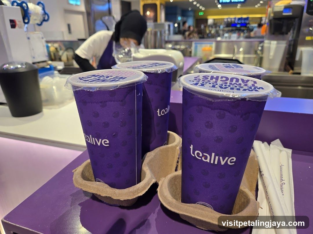 Tealive Beverage Counter