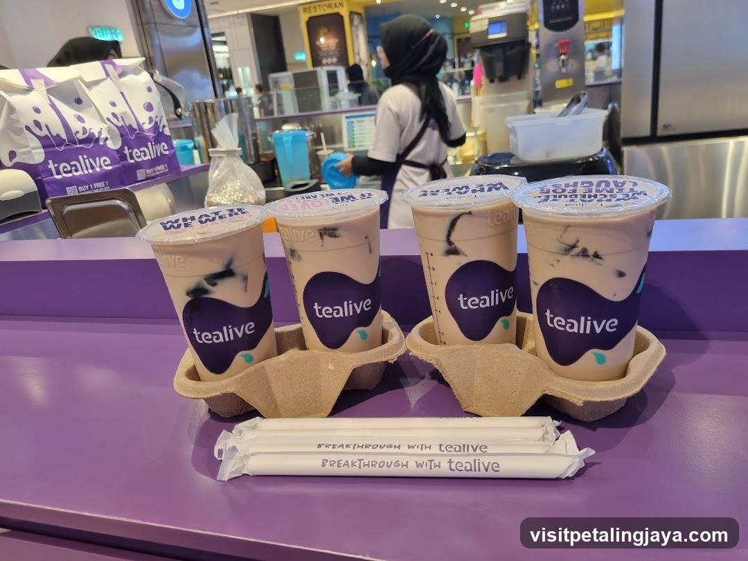 Tealive Beverage Counter