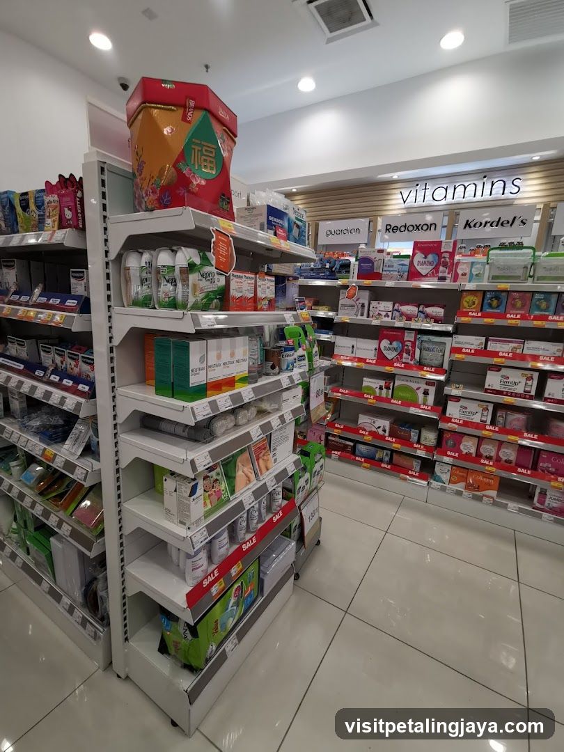 Vitamins and Supplements Section