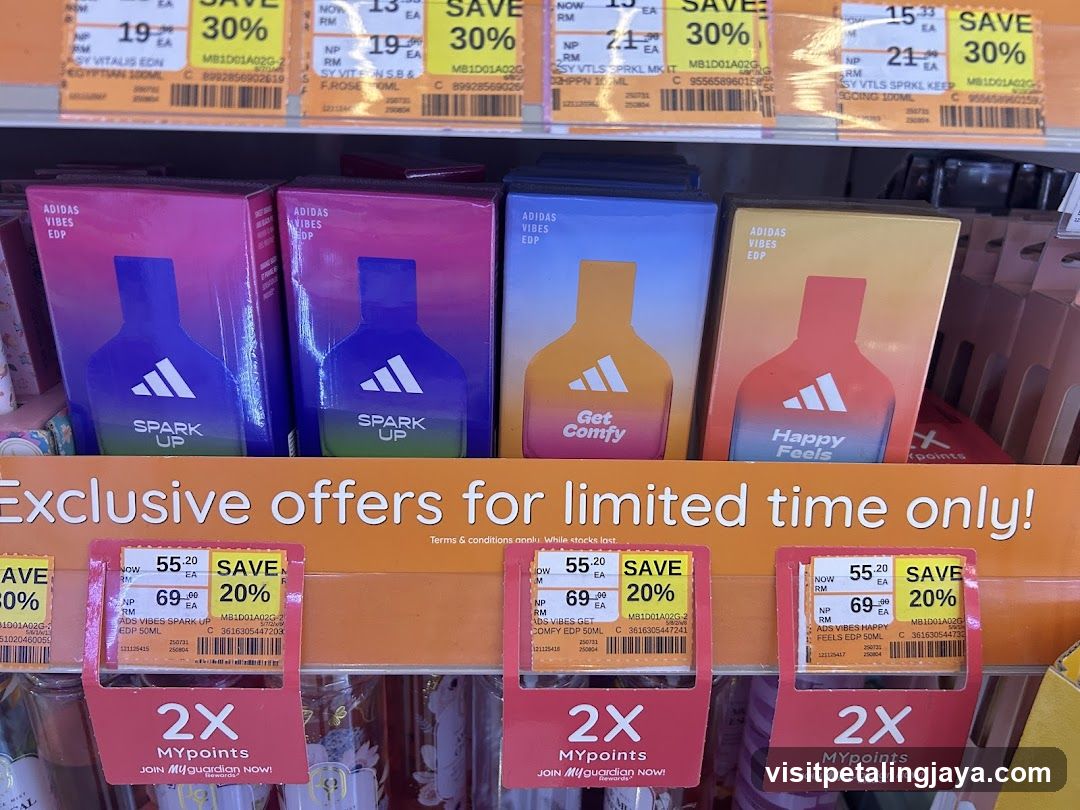 Adidas Spark Up Perfume Display