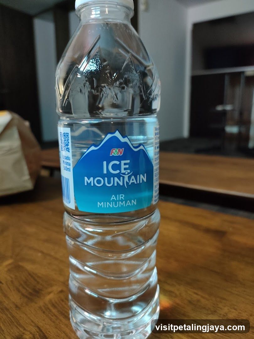 Water Bottle on Table