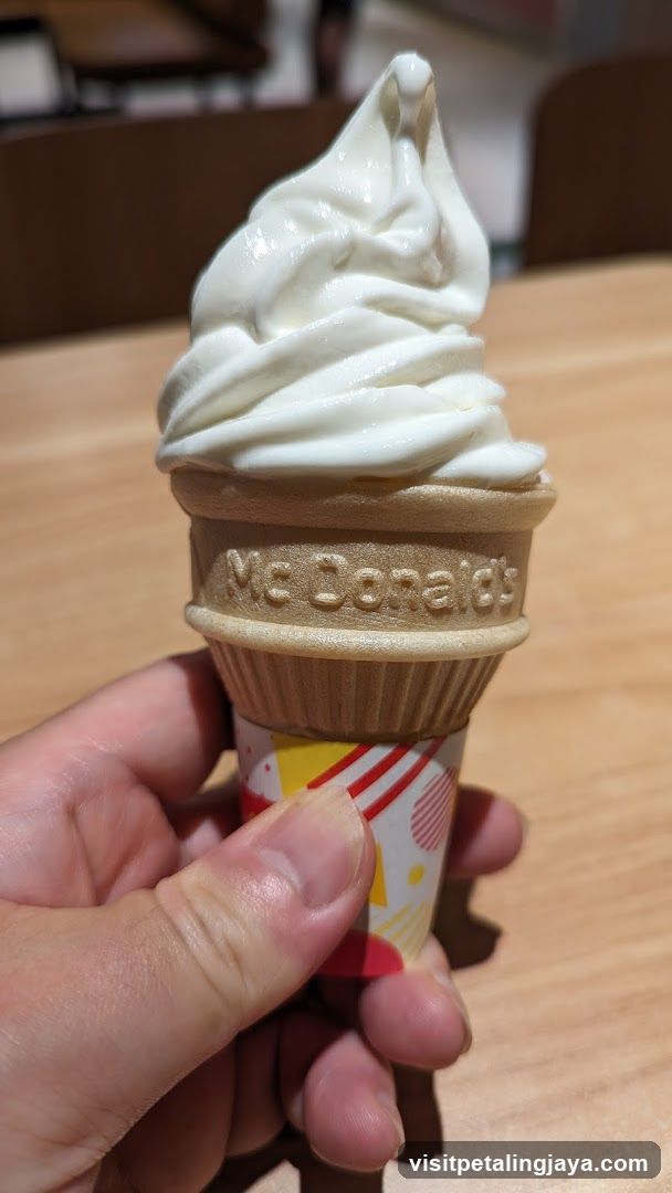 McDonald's Soft Serve Ice Cream Cone