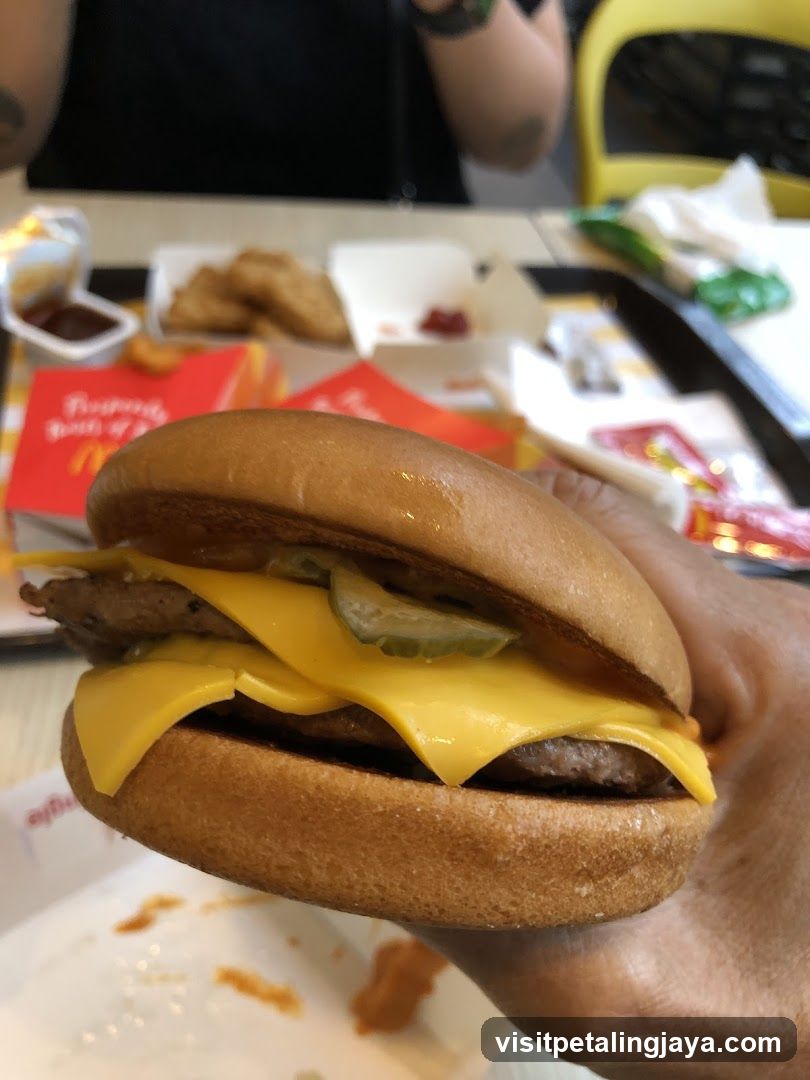 Cheeseburger with Pickles