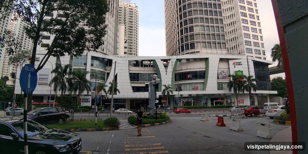 Urban Street Scene with Shopping Complex