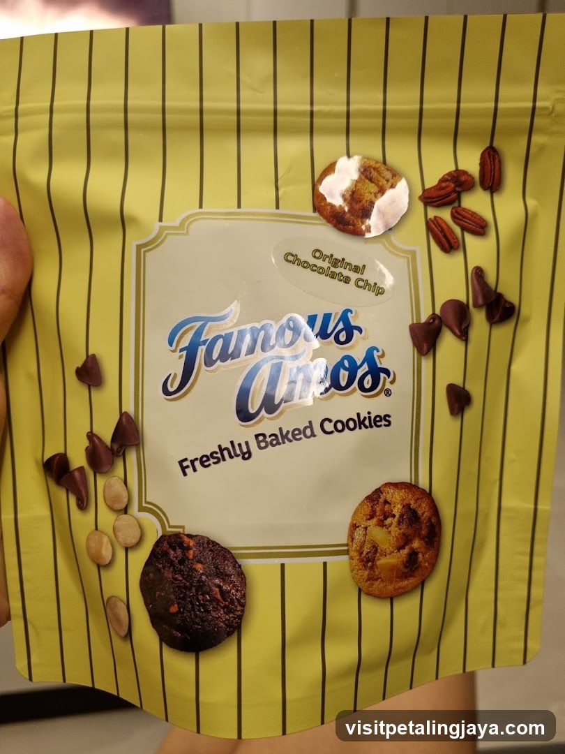 Famous Amos Cookies Package