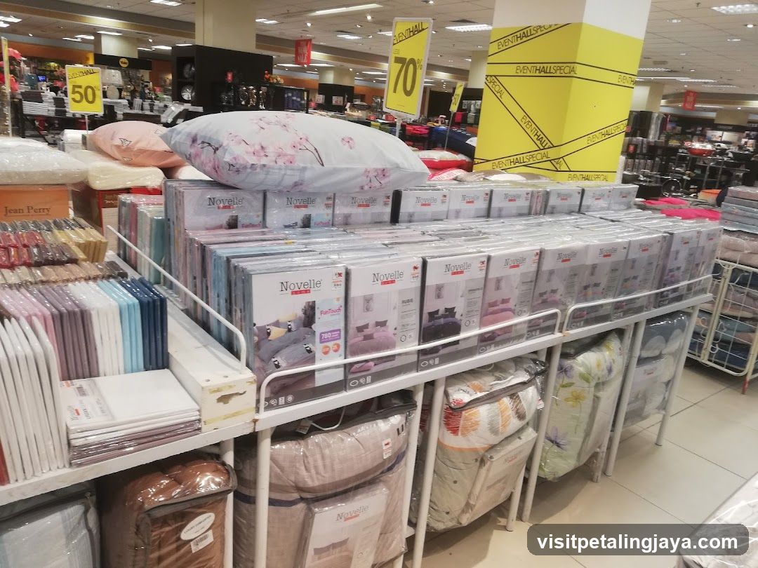 Interior of a retail store