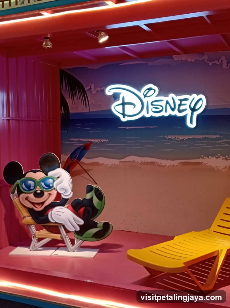 Disney-themed display