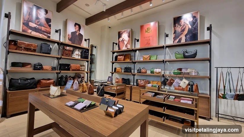 Interior of a retail store