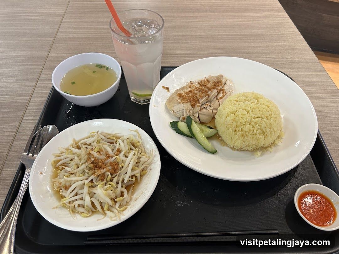 Hainanese Chicken Rice Meal