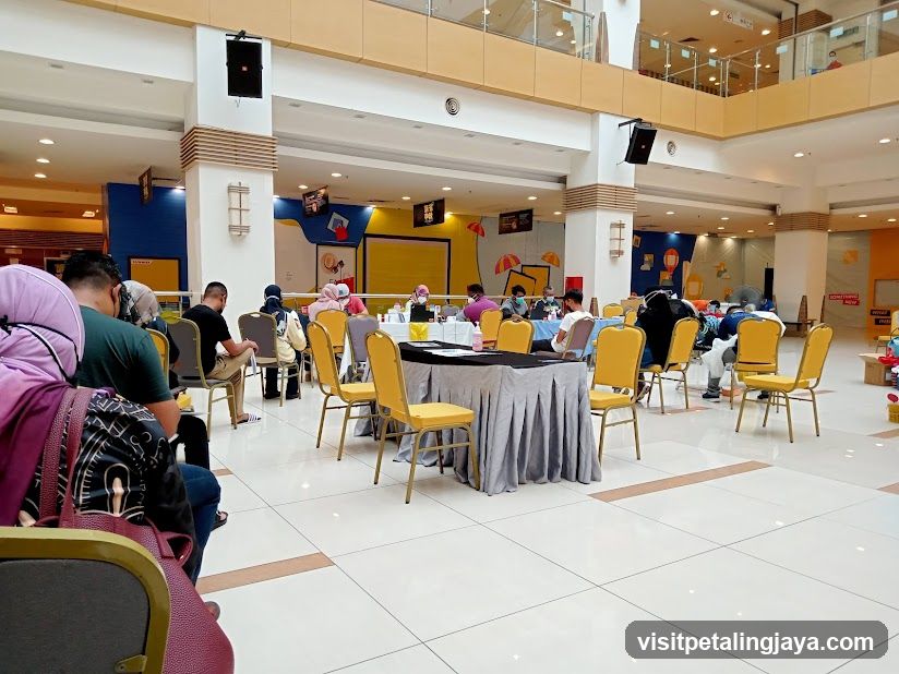 Indoor Gathering in Shopping Mall