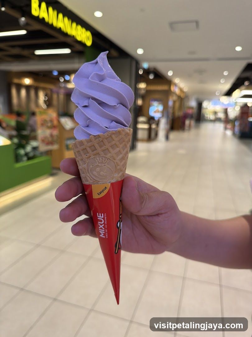 Ice Cream Cone in Mall