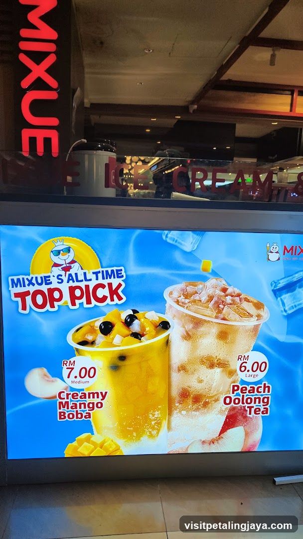 Mixue's All-Time Top Pick Menu Board