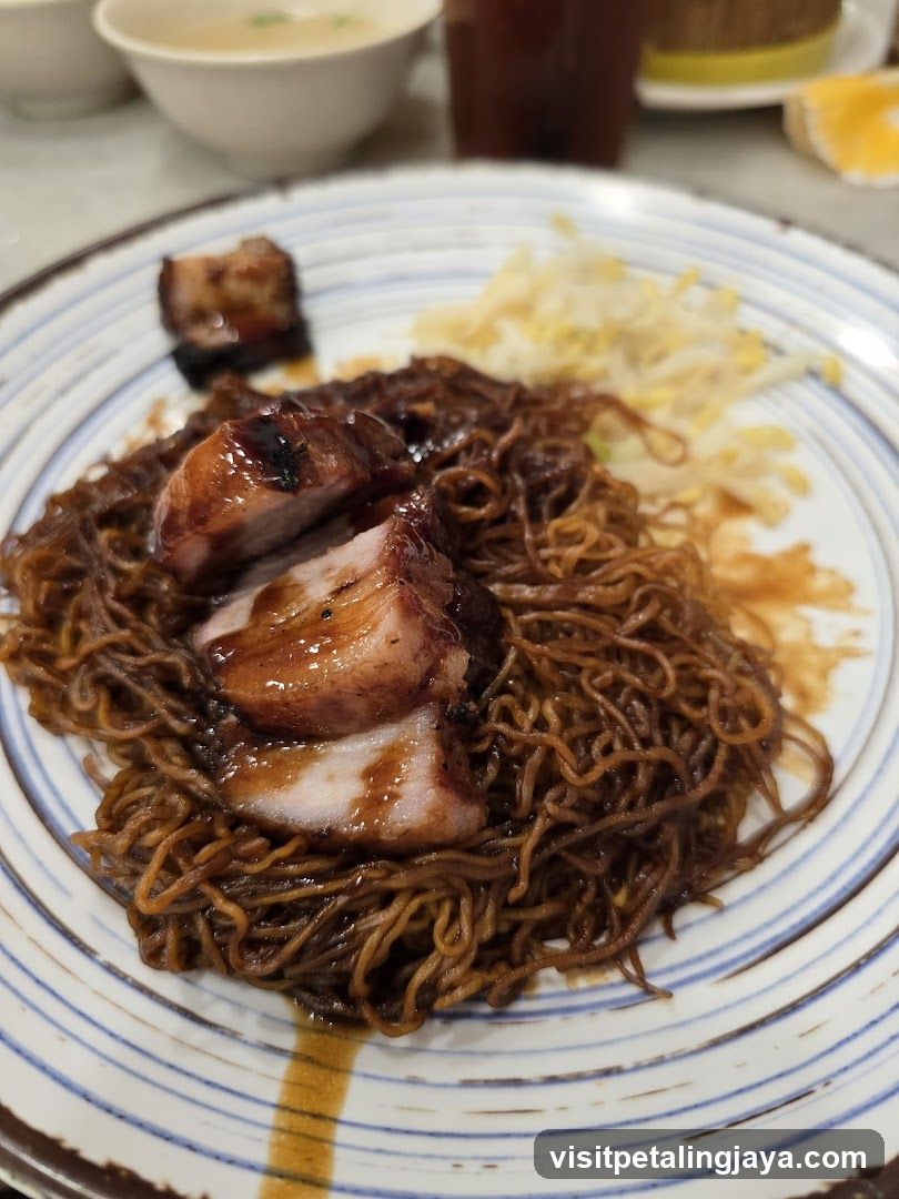 Pork Char Kway Teow with Bean Sprouts