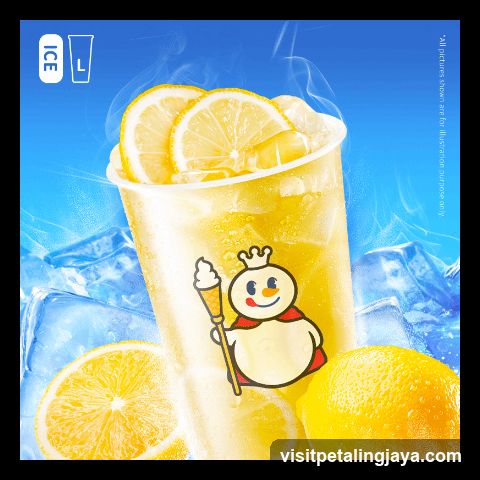 Lemon Ice Drink Advertisement