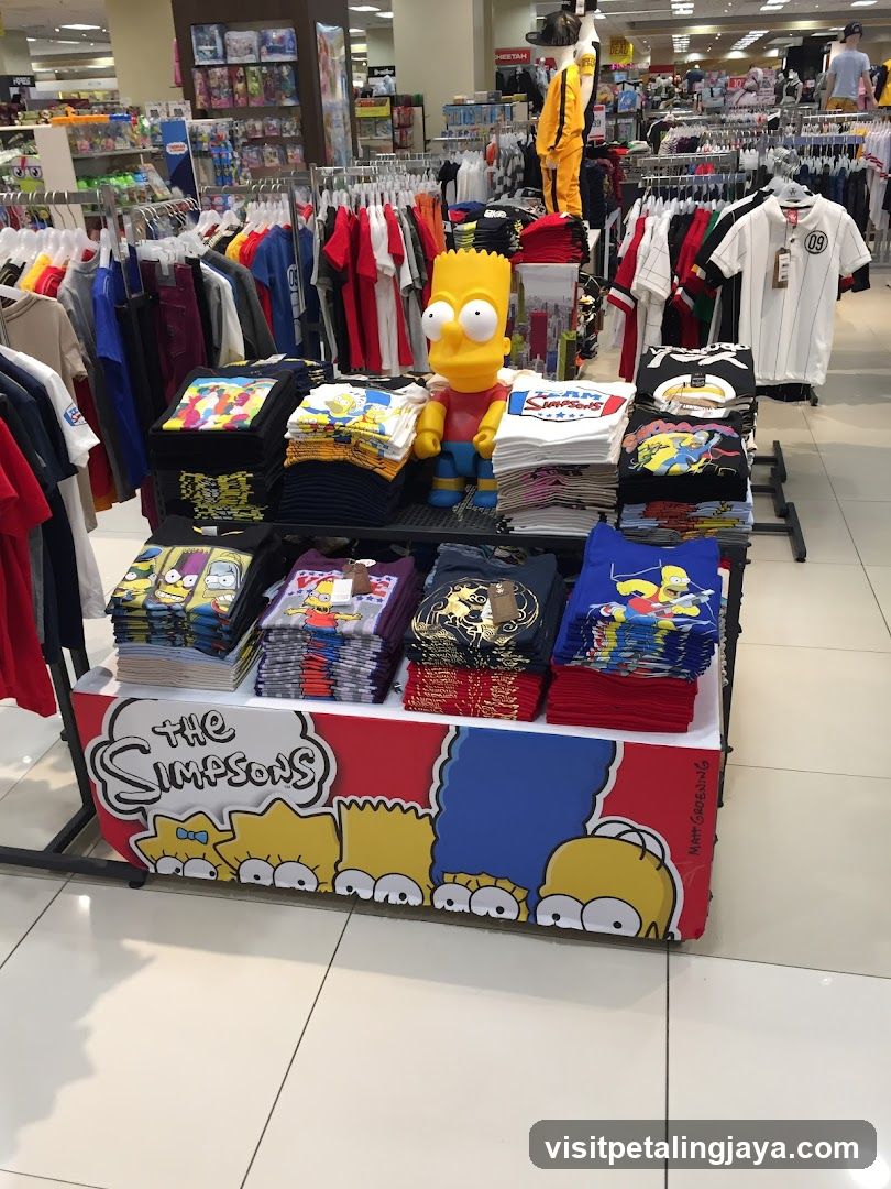 Simpsons Merchandise Display