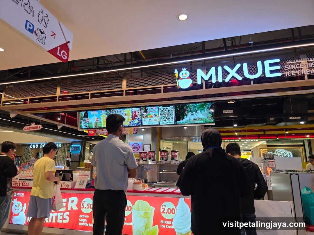 Mixue Ice Cream Shop Interior View