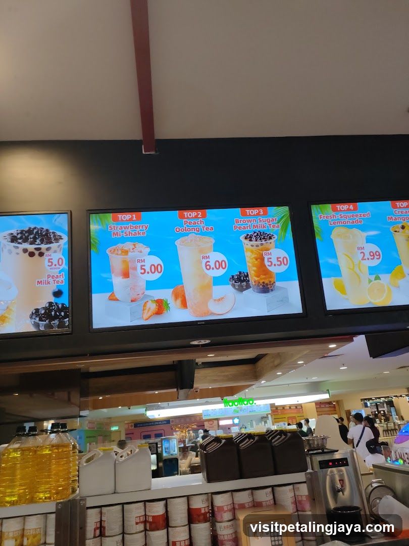 Boba Tea Shop Interior Display