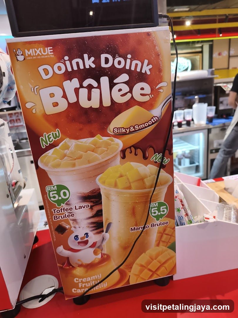 Doink Doink Brûlée Menu