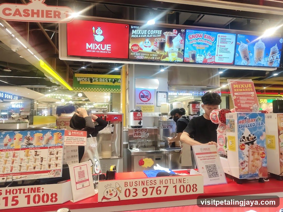 Mixue Ice Cream & Tea Shop Interior