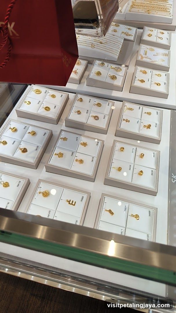 Jewelry Display in Store