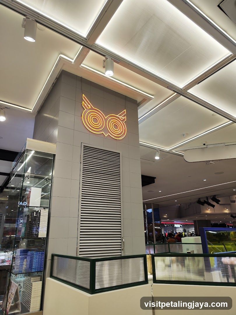 Interior of a shopping mall