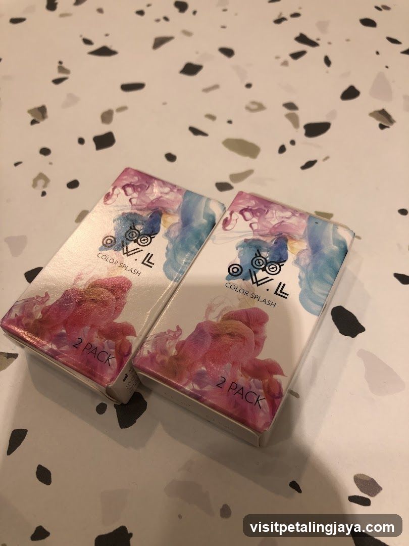 Color Splash Product Boxes