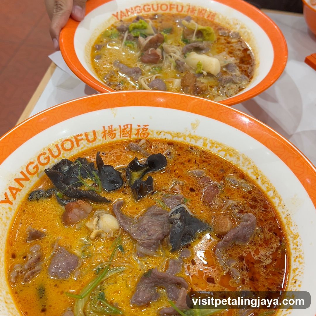Food bowls at a restaurant