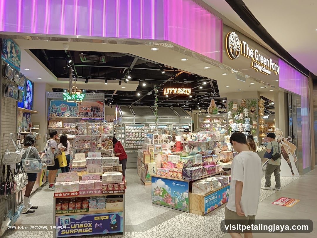 The Green Party Store Interior