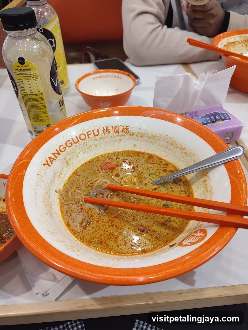 Restaurant Interior with Food and Beverage