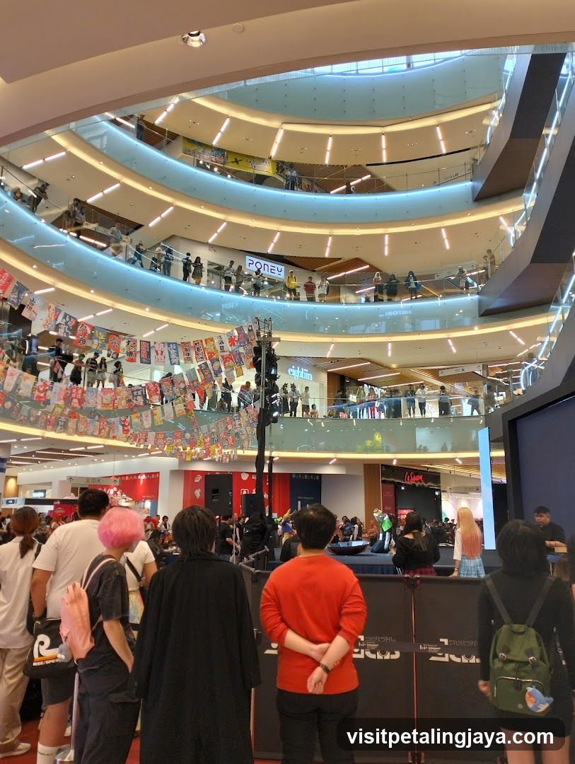 Shopping Mall Interior with Event Display