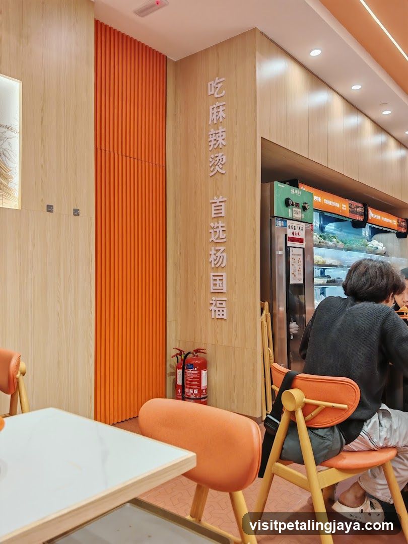 Interior of a hot pot restaurant