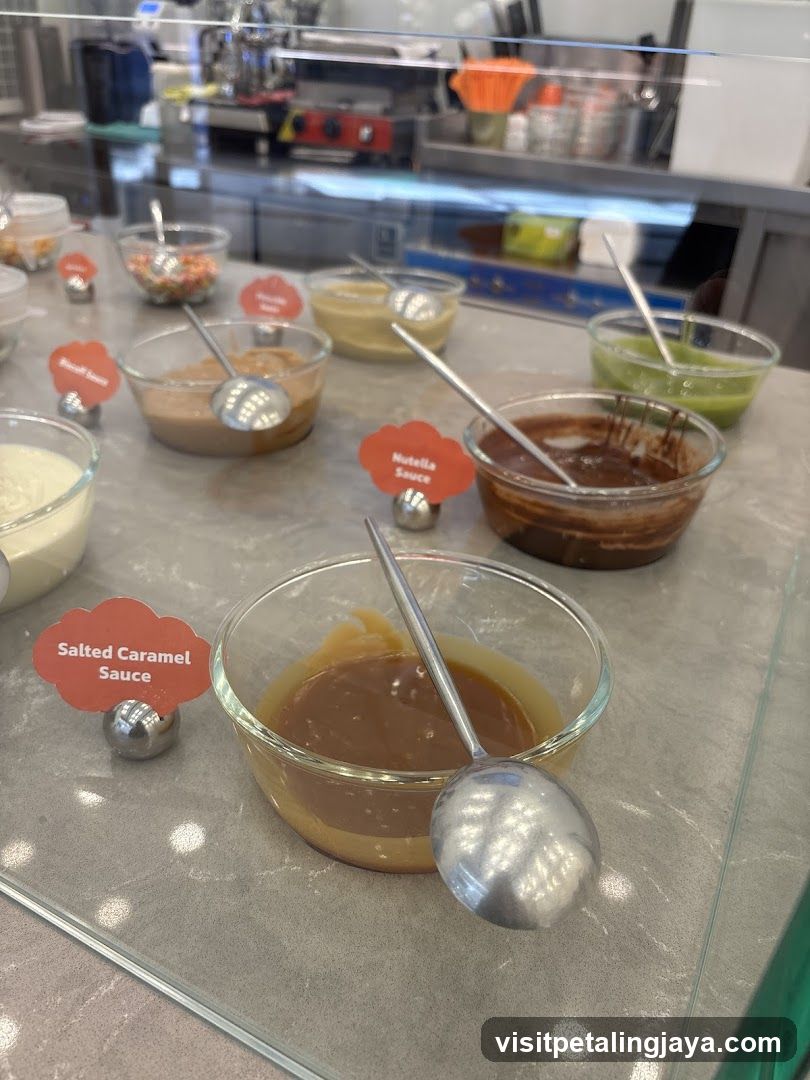 Dessert Sauce Bar