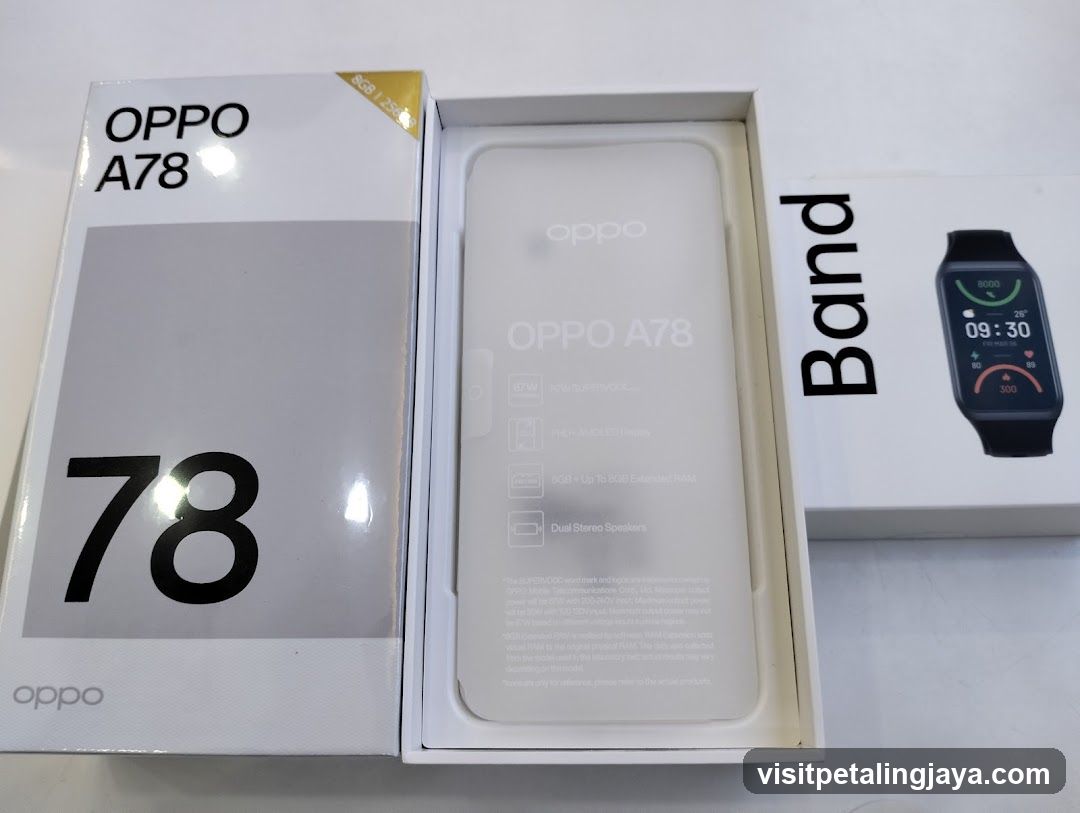 OPPO A78 Smartphone Unboxing