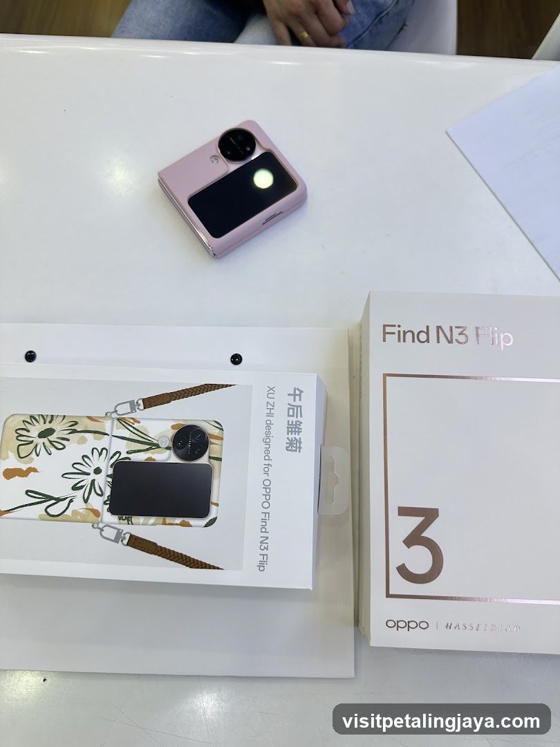 OPPO Find N3 Flip Product Display