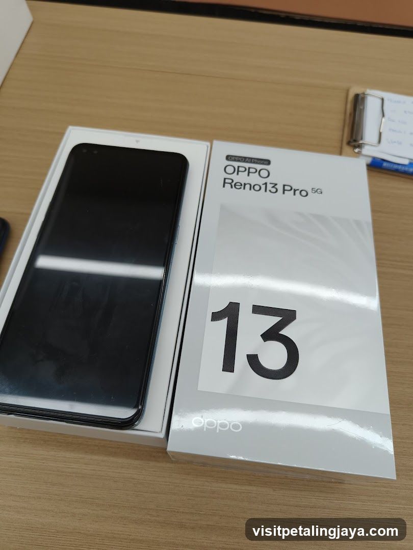 OPPO Reno13 Pro 5G Smartphone and Box