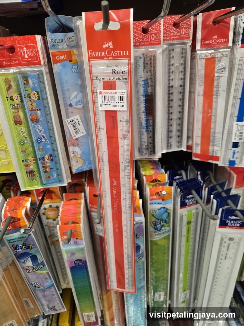 Stationery Rulers Display