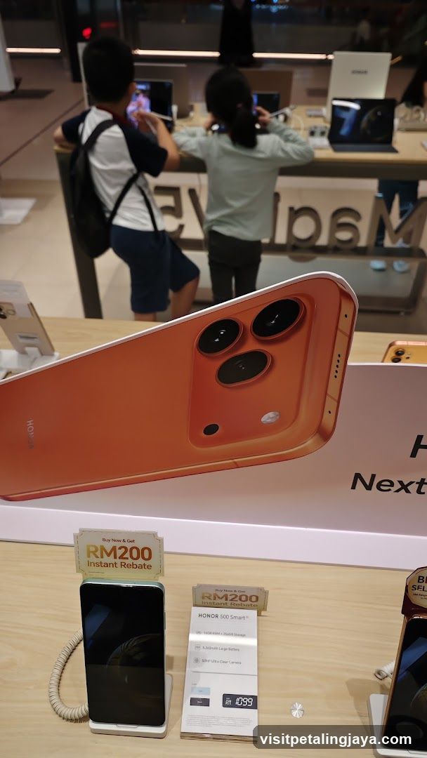 Phone Display in Retail Store