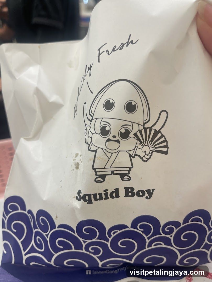 Squid Boy snack bag