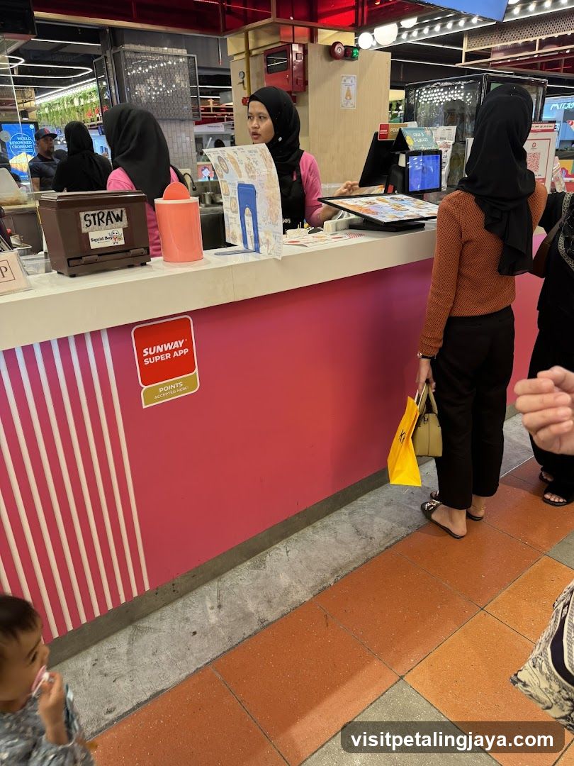 Interior counter area
