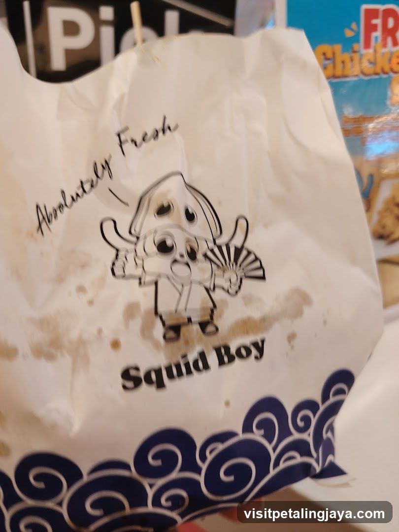 Squid Boy food bag
